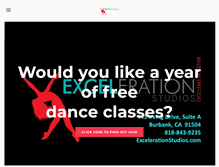 Tablet Screenshot of excelerationstudios.com